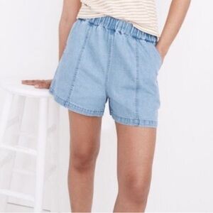 Madewell Denim Easy Pull-On Shorts xs